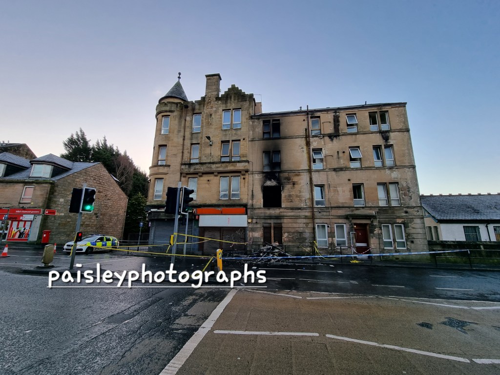 Road closure due to house&nbsp;fire