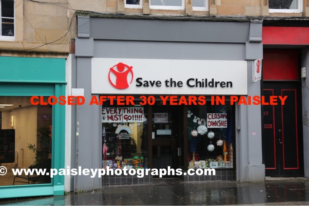 Paisley Shop Closes After 30 Years On The High&nbsp;Street