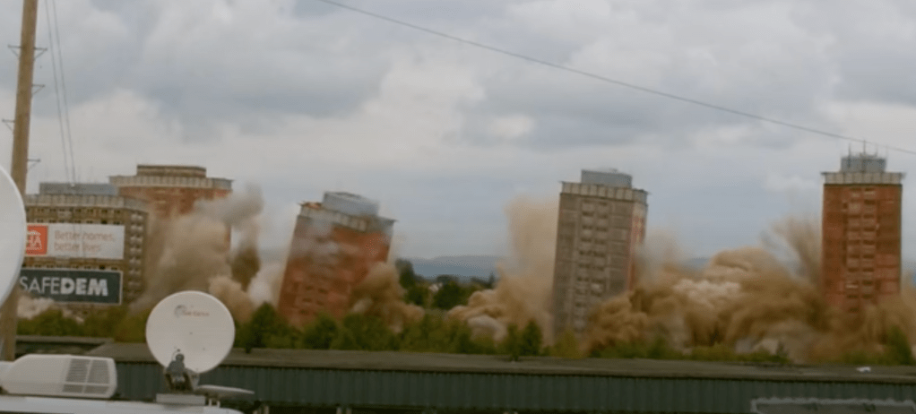 “Remembering the Iconic Red Road Flats: A Look Back at the Explosive Demolition 8 years ago&nbsp;today”