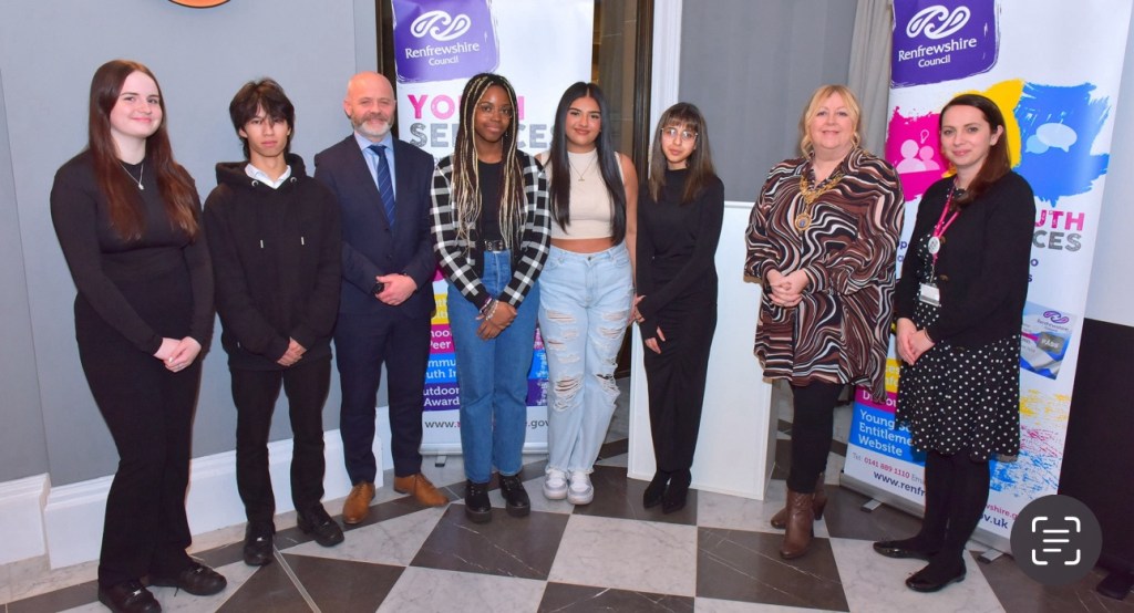 Renfrewshire’s newly elected Members of the Scottish Youth Parliament&nbsp;revealed