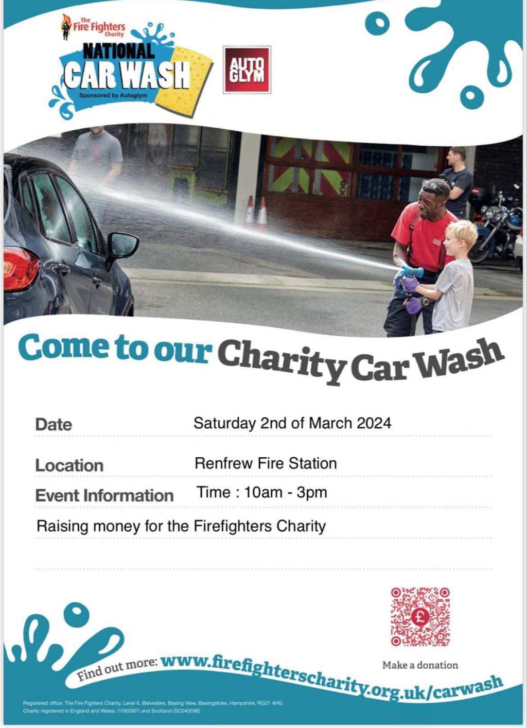 Support Your Local Heroes at the Charity Carwash&nbsp;Event!