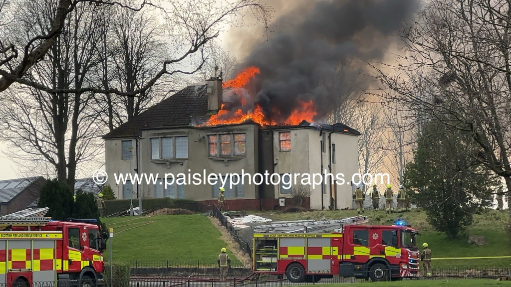 Paisley Building Destroyed By&nbsp;Fire