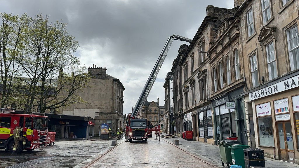 Town Centre Street Remains Closed After Building&nbsp;Fire