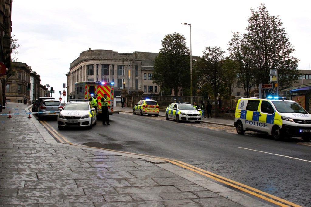 Emergency Services Rush to Incident at Paisley&nbsp;Cross