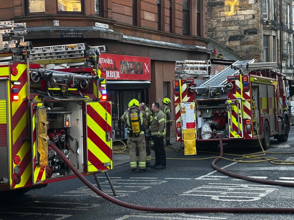 Emergency Response in Paisley: Fire at No1 Walker Street&nbsp;Contained