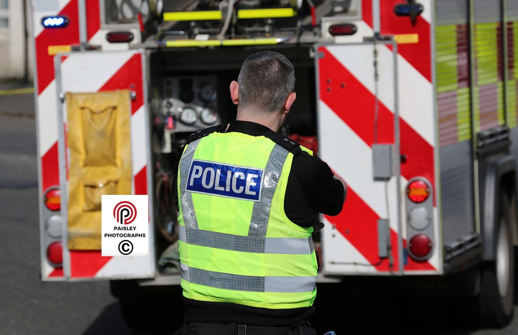 Flat Fire Closes Johnstone Road as Emergency Services&nbsp;Respond