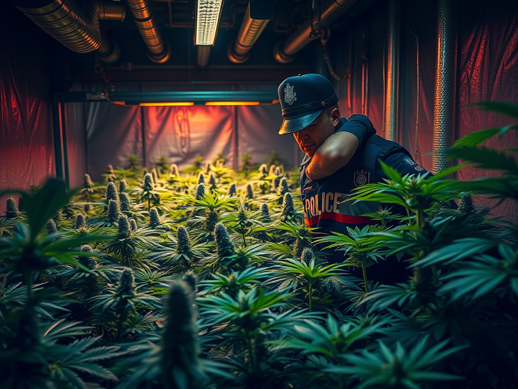 Six-Figure Cannabis Haul Recovered in Paisley Drug&nbsp;Bust
