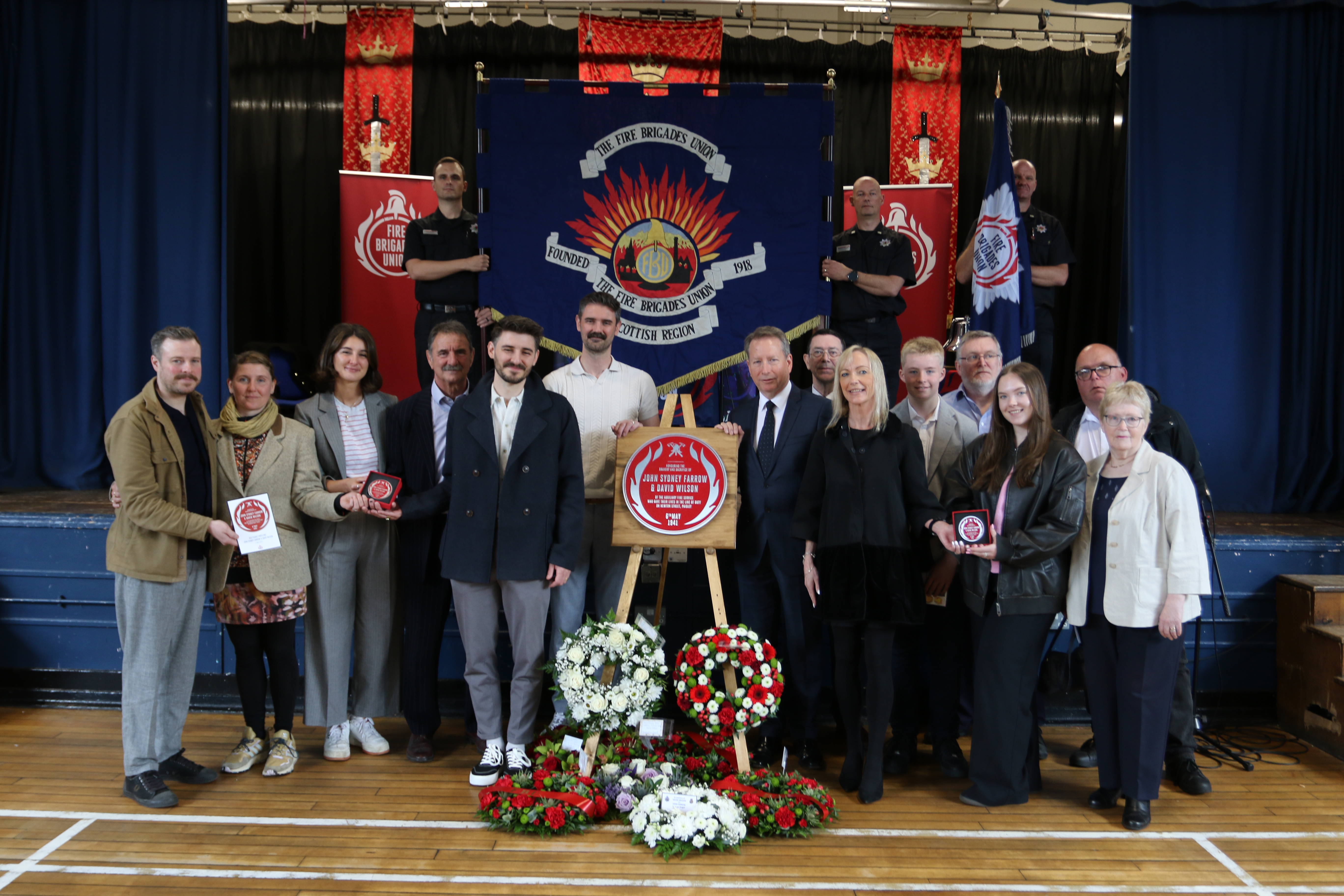 Honoring Fallen Firefighters: Red Plaque Ceremony at West Primary ...