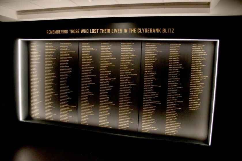 memorial to Clydebank Blitz