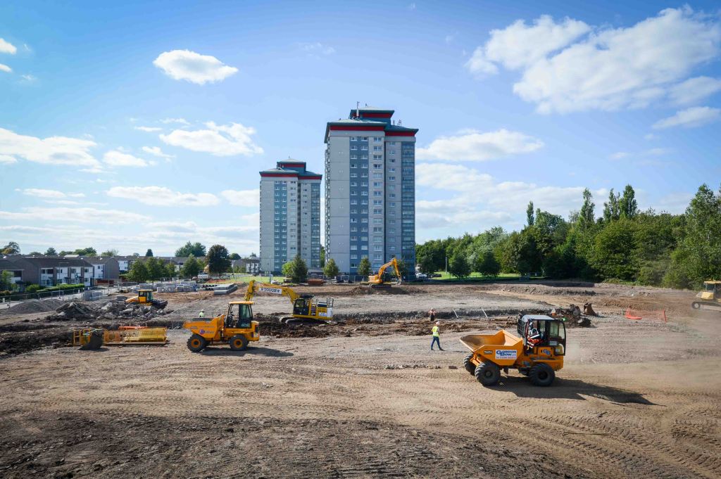 Work underway to deliver new council housing in&nbsp;Gallowhill