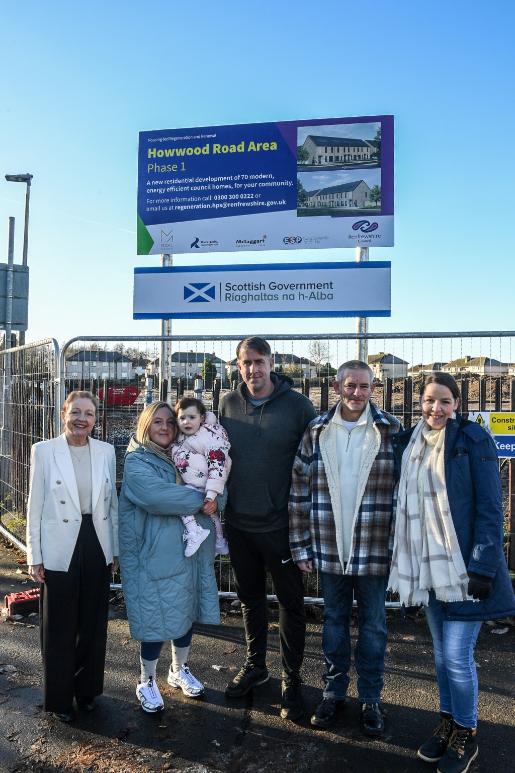Residents tour site where new homes will be&nbsp;built
