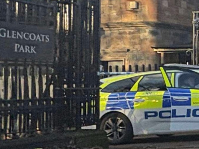 Glencoats Park sealed off as police investigate alleged assault
