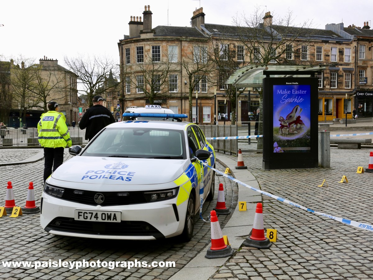 Easter Safety Campaign Launched — Hours Later Officers Investigate Paisley Taxi Rank Altercation