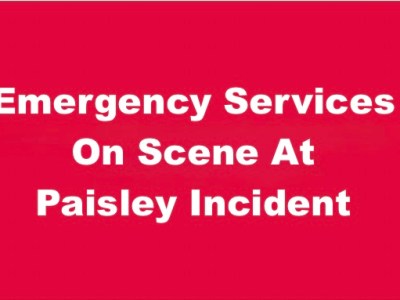 Emergency Services On Scene At Paisley Incident