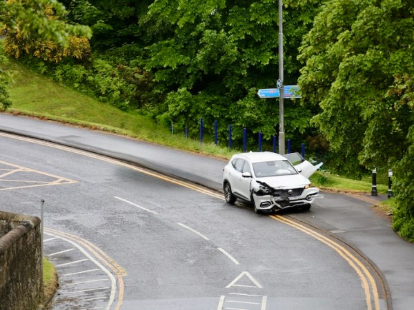 Crash Closes Busy Paisley Junction