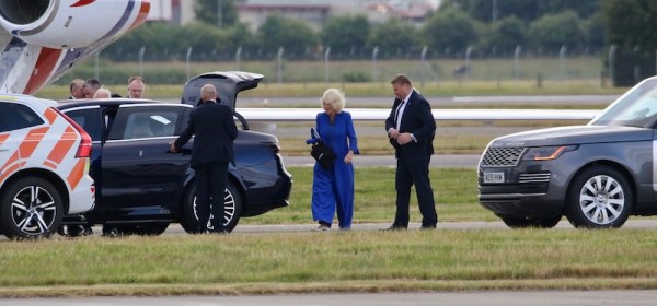 Camilla arrives in Scotland for the commonwealth games opening