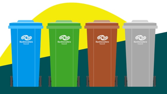 Bin collection days changing across&nbsp;Renfrewshire