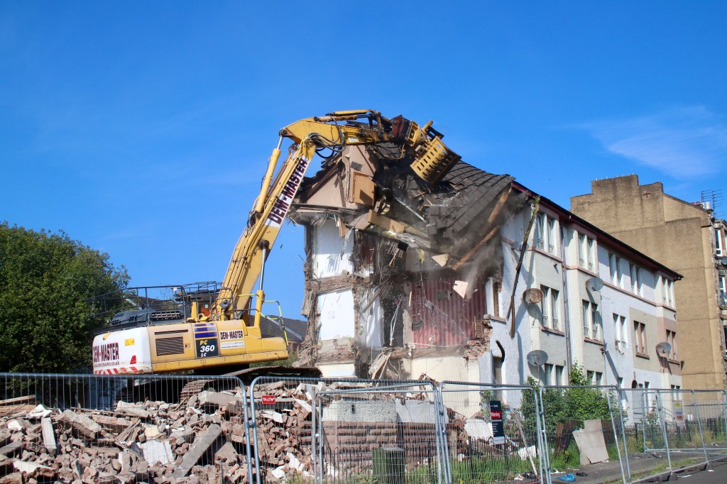 Another Piece of Paisley’s History Disappears as Howard Street Flats Are&nbsp;Demolished
