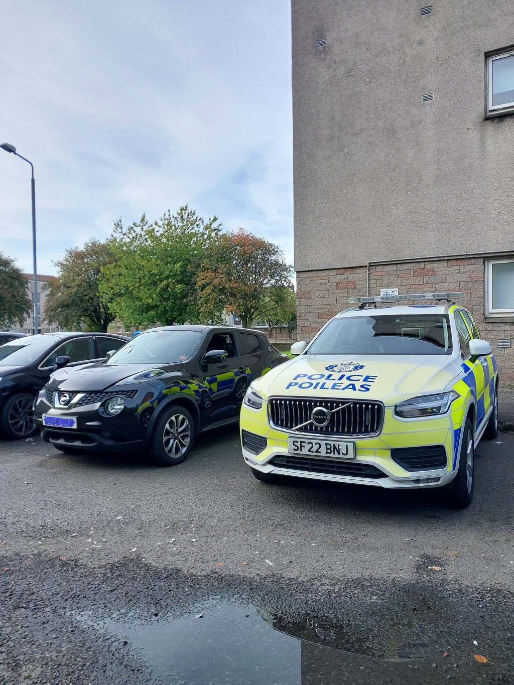 STOLEN NISSAN JUKE FOUND IN PAISLEY WESTEND BEARING FALSE NUMBER PLATES