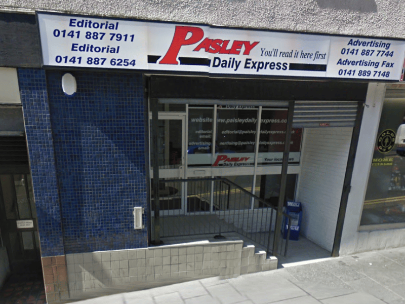 The “Wee Express” at a crossroads after 152 years: Is Paisley losing its local&nbsp;newspaper?